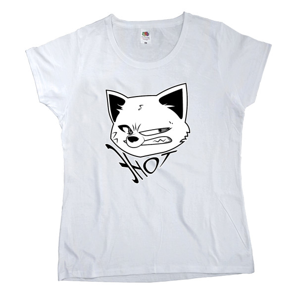 Women's T-shirt Fruit of the loom - Raccoon art - Mfest