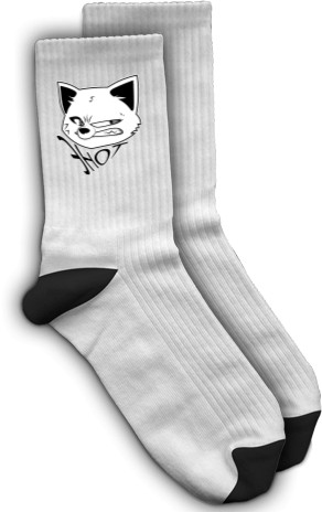 Socks - Raccoon art - Mfest