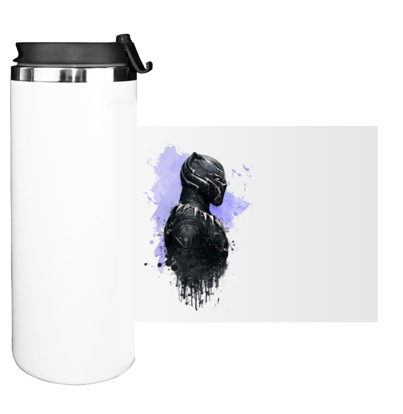 Water Bottle on Tumbler - Black Panther - Mfest