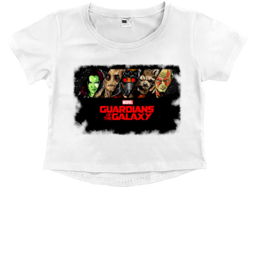 Kids' Premium Cropped T-Shirt - Guardians of the Galaxy - Mfest