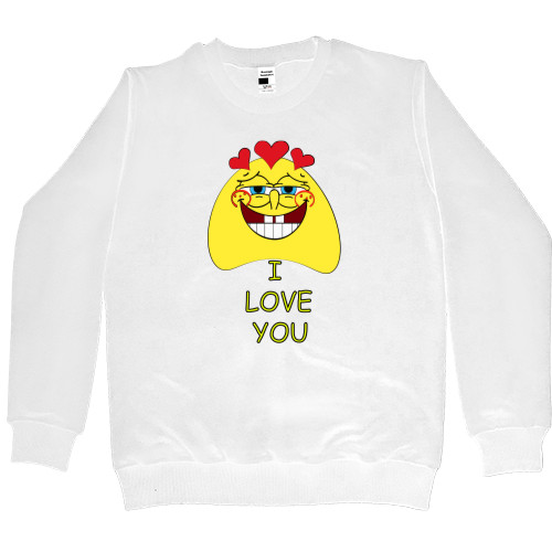 Women's Premium Sweatshirt - Spongebob I Love You - Mfest