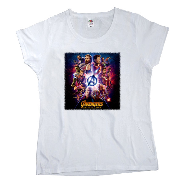 Women's T-shirt Fruit of the loom - World of Marvel All Heroes - Mfest