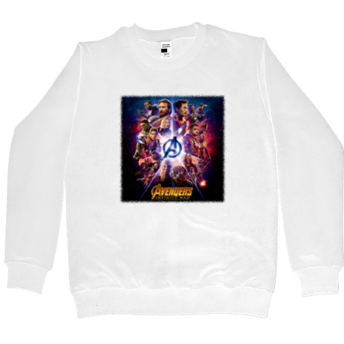 Men’s Premium Sweatshirt - World of Marvel All Heroes - Mfest