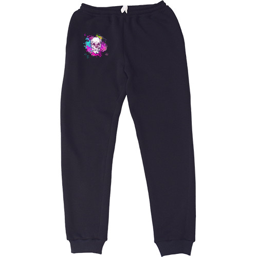 Men's Sweatpants - Красочный Череп - Mfest