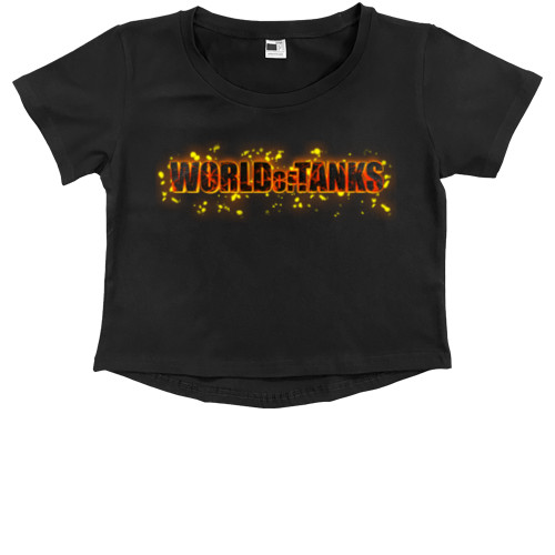 Kids' Premium Cropped T-Shirt - World of Tanks - Mfest