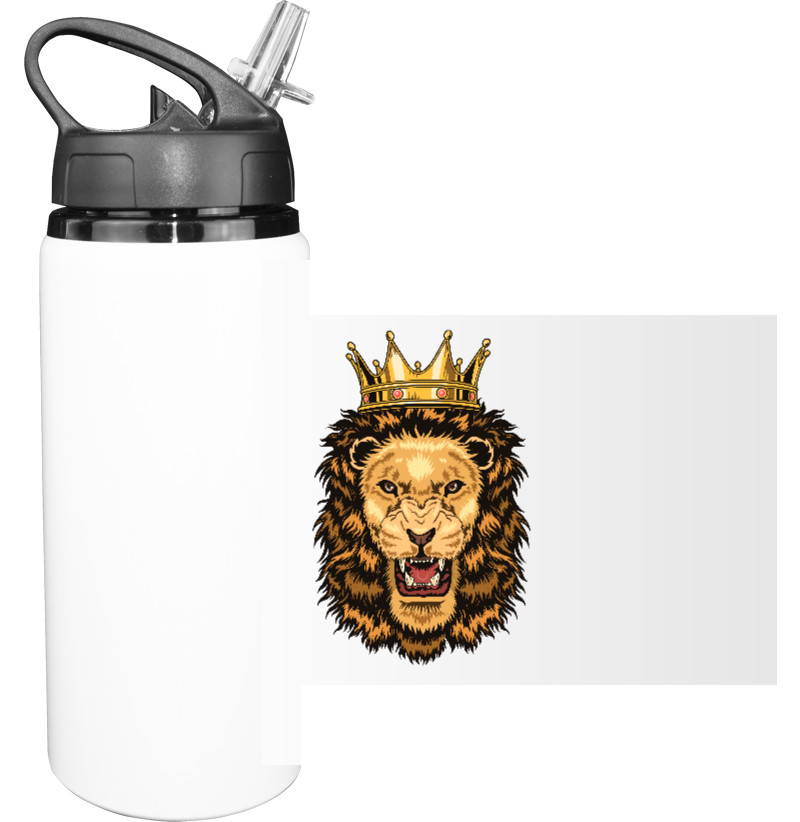 Sport Water Bottle - Крутой Лев - Mfest