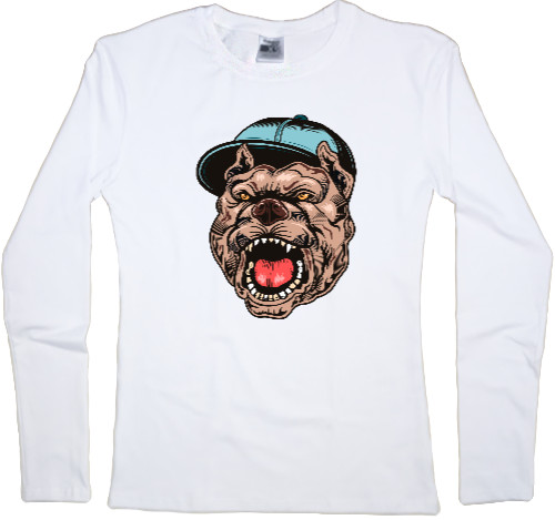 Women's Longsleeve Shirt - Cool Dog - Mfest