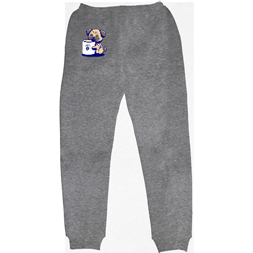 Kids' Sweatpants - Coffee Dog - Mfest