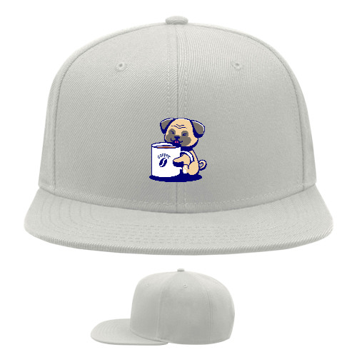 Snapback Baseball Cap - Coffee Dog - Mfest