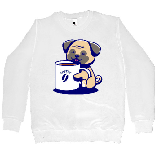 Men’s Premium Sweatshirt - Coffee Dog - Mfest