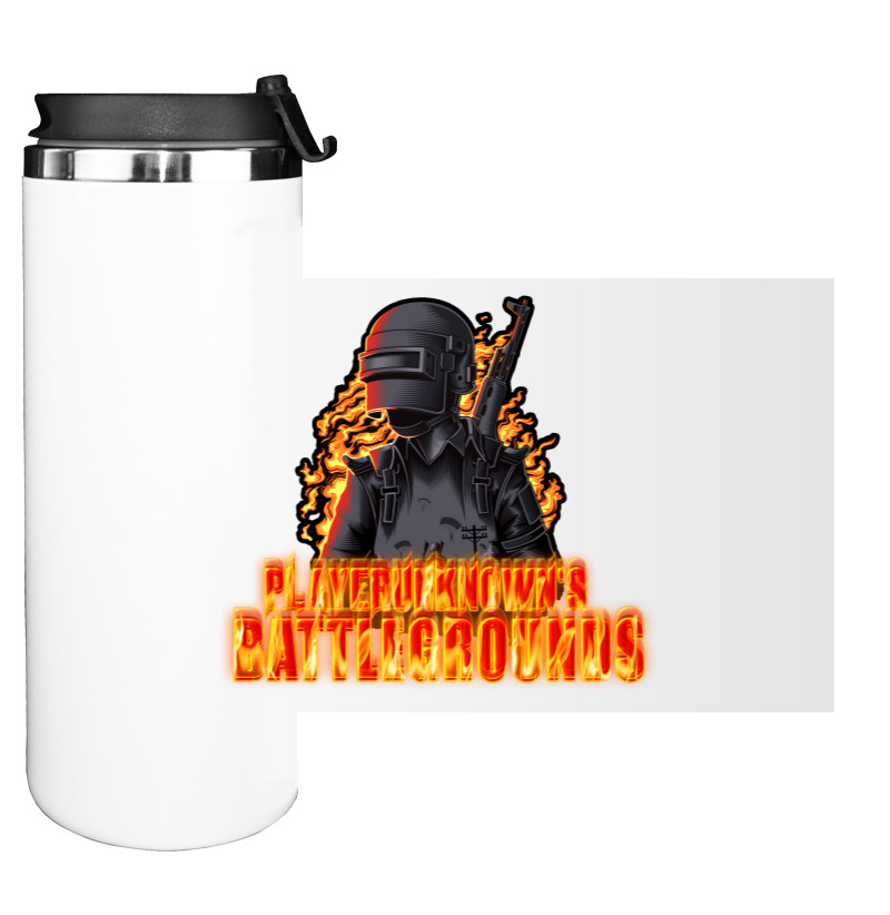 Water Bottle on Tumbler - PUBG NEW - Mfest