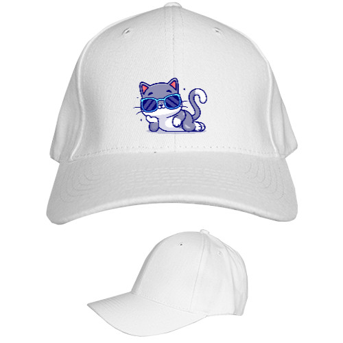 Kids' Baseball Cap 6-panel - Крутой Кот - Mfest