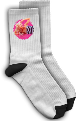 Socks - Pink Barbie - Mfest