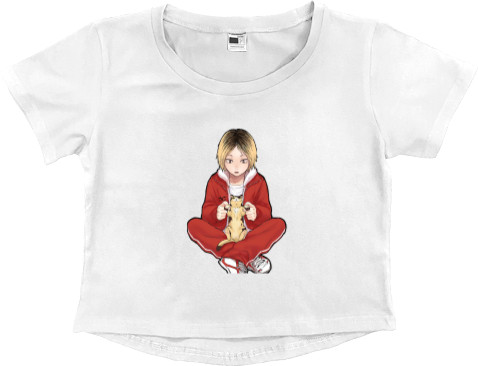 Women's Cropped Premium T-Shirt - Kenma - Mfest