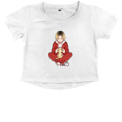 Kids' Premium Cropped T-Shirt - Kenma - Mfest