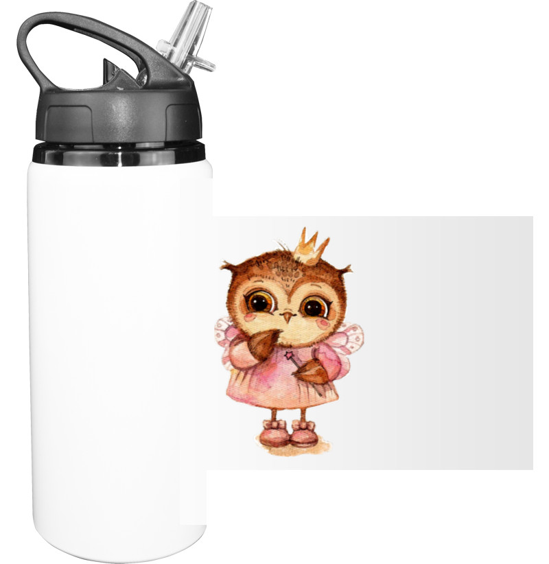 Sport Water Bottle - Owl 7 - Mfest