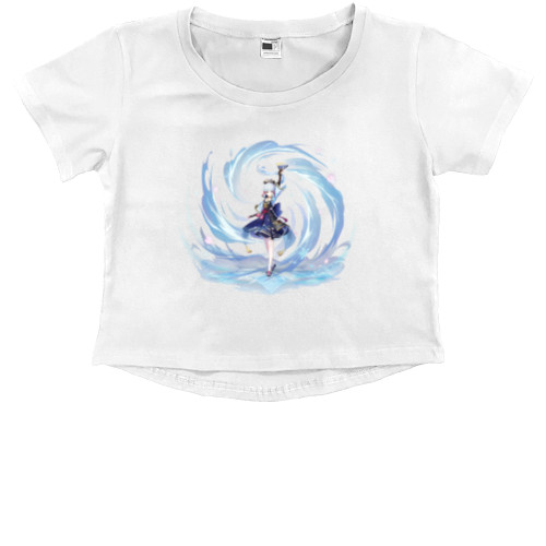 Kids' Premium Cropped T-Shirt - Genshin impact - Mfest