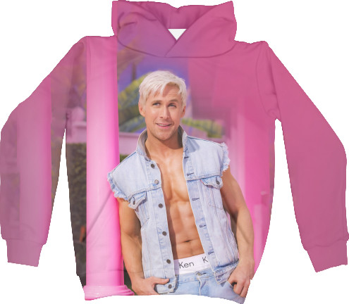 Unisex Hoodie 3D - Ken | Ryan Gosling | 3D - Mfest