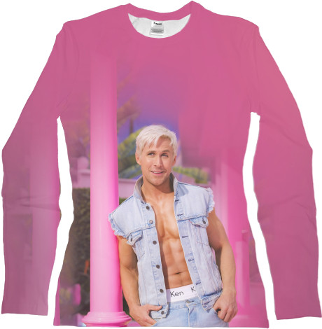 Women's Longsleeve Shirt 3D - Ken | Ryan Gosling | 3D - Mfest