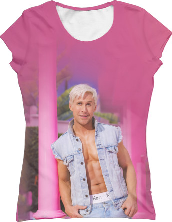 Women's T-Shirt 3D - Ken | Ryan Gosling | 3D - Mfest