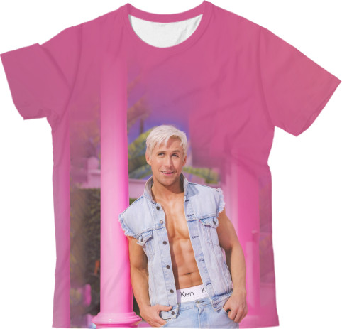 Kids' T-Shirt 3D - Ken | Ryan Gosling | 3D - Mfest