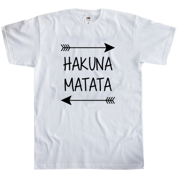 Men's T-Shirt Fruit of the loom - Hakuna Matata - Mfest