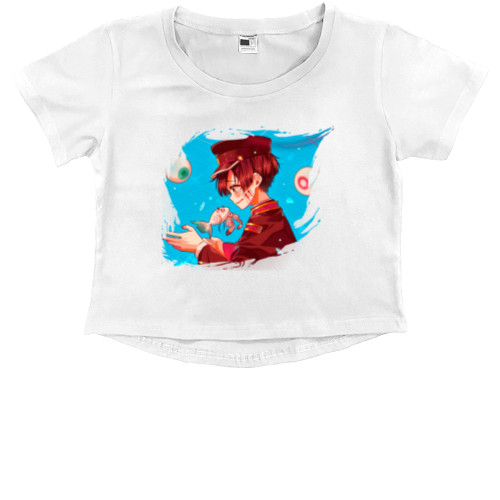 Kids' Premium Cropped T-Shirt - Hanako - Mfest