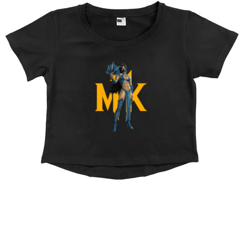 Kids' Premium Cropped T-Shirt - Kitana - Mfest