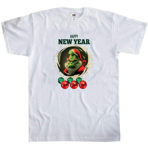 Men's T-Shirt Fruit of the loom - Evil Grinch - Mfest