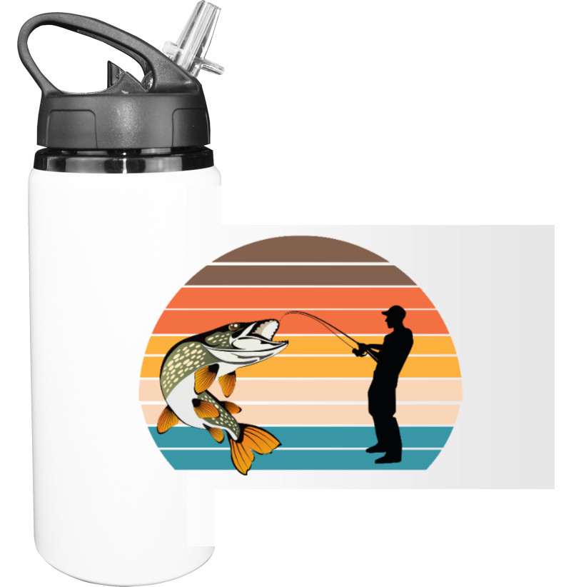 Sport Water Bottle -  Fishing - Mfest