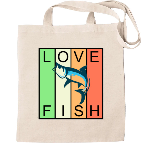 Tote Bag - LOVE FISH - Mfest