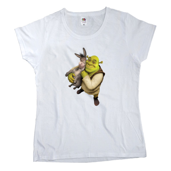 Women's T-shirt Fruit of the loom - shrek - Mfest