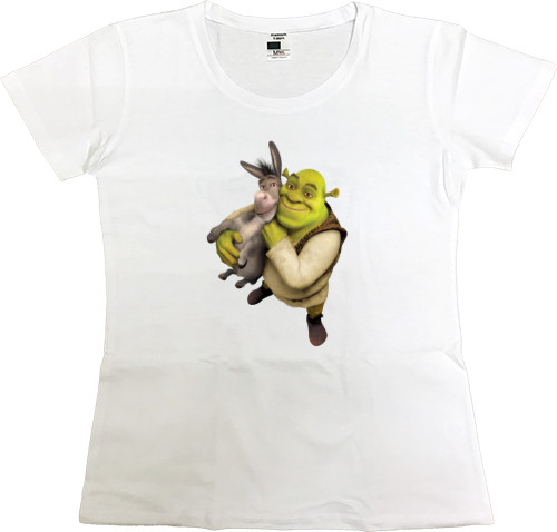 Women's Premium T-Shirt - shrek - Mfest