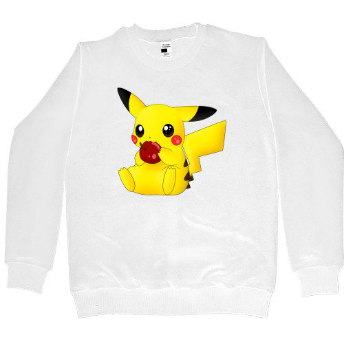 Women's Premium Sweatshirt - Pikachu with a heart - Mfest