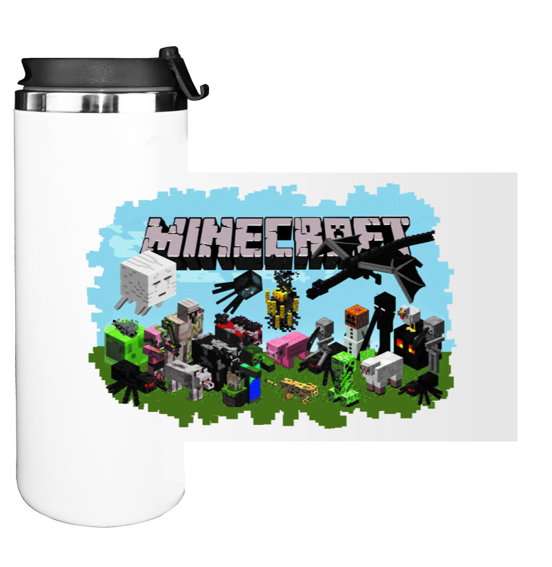 Water Bottle on Tumbler - Minecraft 5 - Mfest