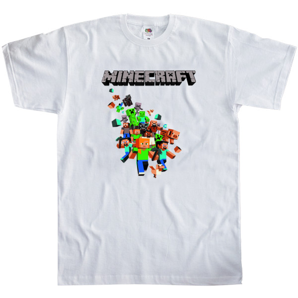 Kids' T-Shirt Fruit of the loom - Minecraft 6 - Mfest