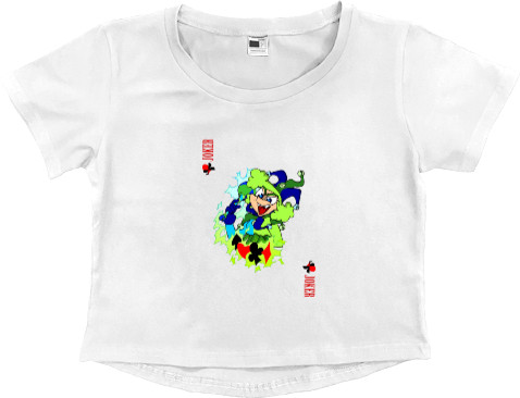 Women's Cropped Premium T-Shirt - Joker - Mfest