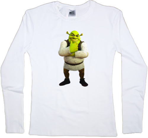 Women's Longsleeve Shirt - shrek - Mfest