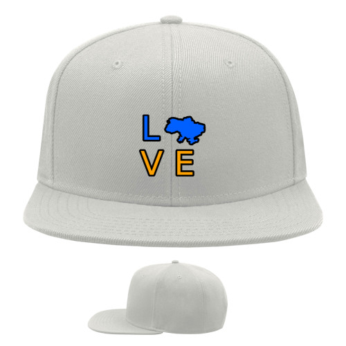 Snapback Baseball Cap - Love Ukraine - Mfest