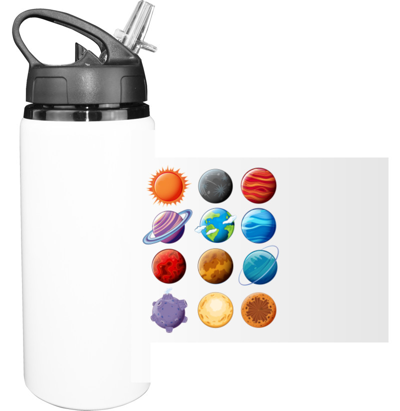 Sport Water Bottle - Space - Mfest