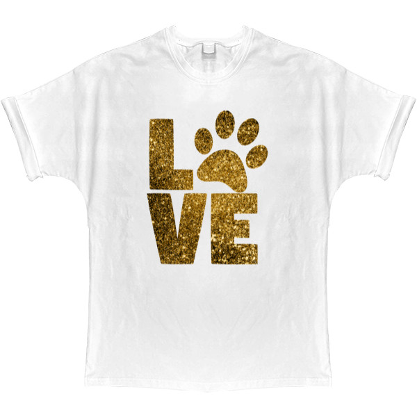 T-shirt Oversize - LOVE - Mfest