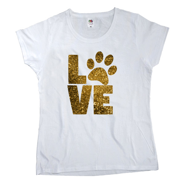 Women's T-shirt Fruit of the loom - LOVE - Mfest