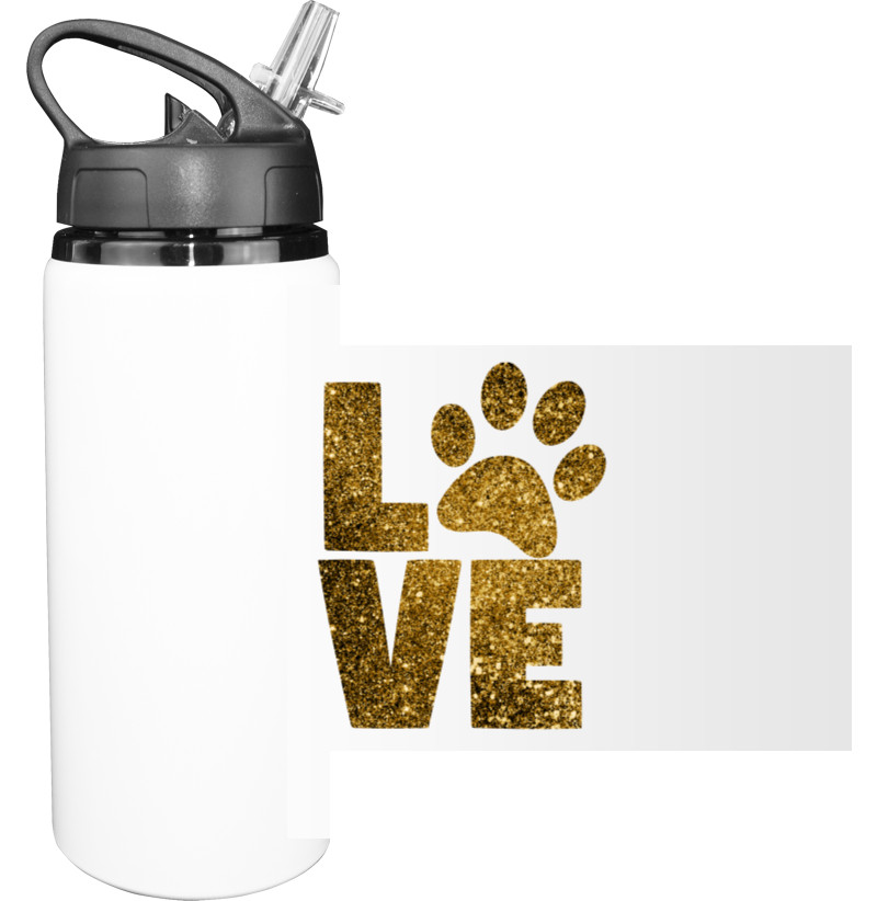 Sport Water Bottle - LOVE - Mfest