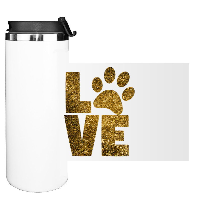 Water Bottle on Tumbler - LOVE - Mfest