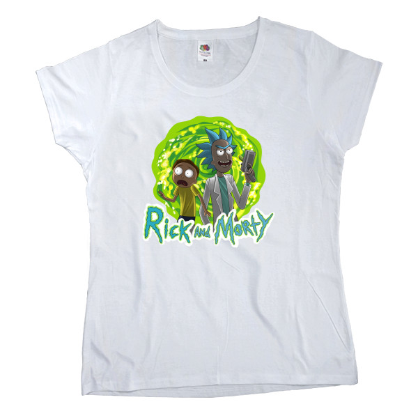 Women's T-shirt Fruit of the loom - Rick and Morty - Mfest