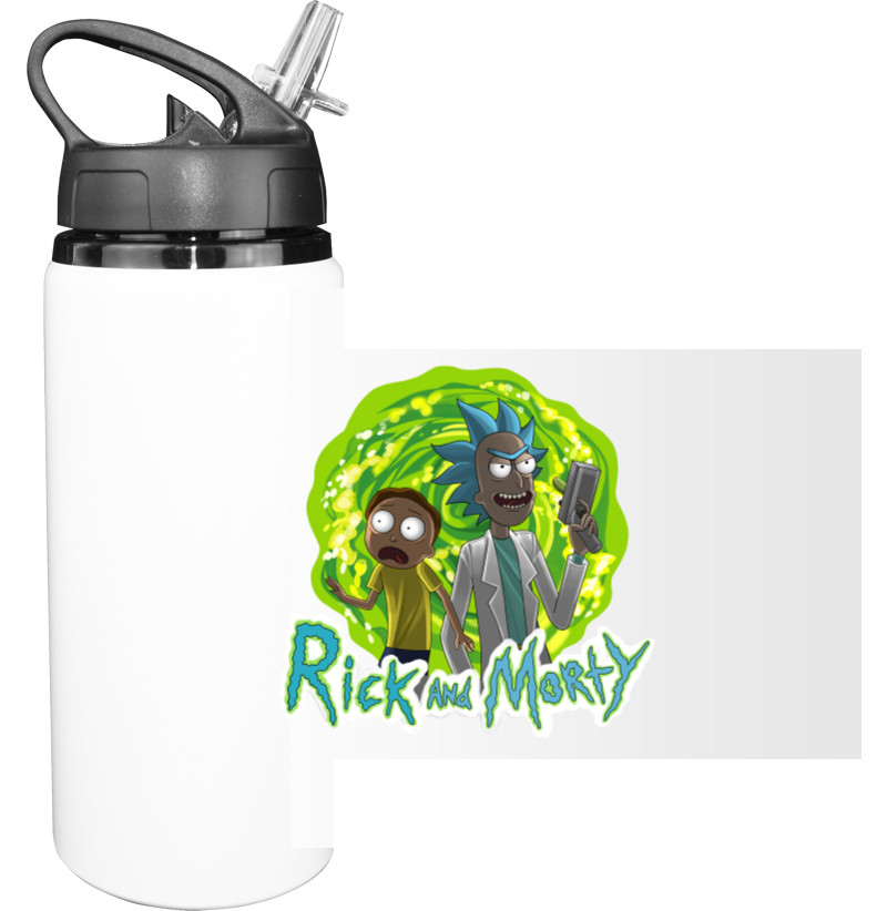 Sport Water Bottle - Rick and Morty - Mfest