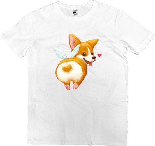 Kids' Premium T-Shirt - corgi angel - Mfest