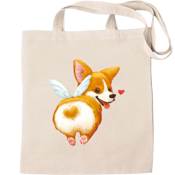 Tote Bag - corgi angel - Mfest