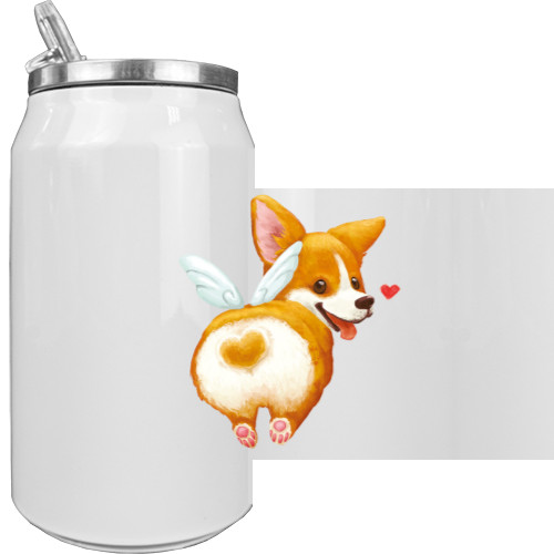 Aluminum Can - corgi angel - Mfest