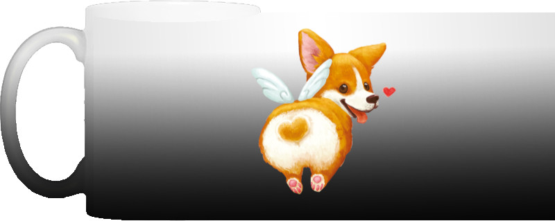 Magic Mug - corgi angel - Mfest